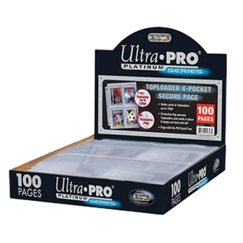 Battle Spirits Saga 100 Ultra Pro PLATINUM 4-Pocket Toploader Pages