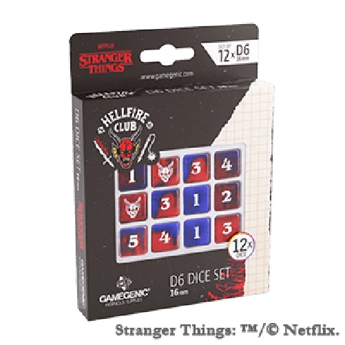 Battle Spirits Saga Gamegenic "Hellfire Club" D6 Dice Set (12 Dice)