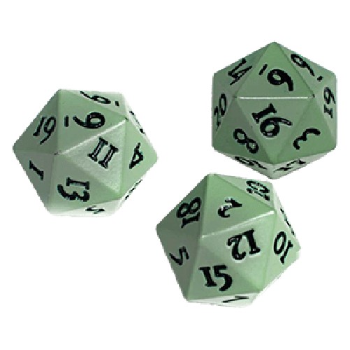 Battle Spirits Saga Ultra Pro Vivid Heavy Metal D20 Dice - Cool Matcha (2ct
