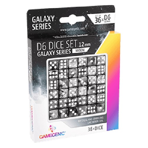 Battle Spirits Saga Gamegenic Galaxy Series D6 Dice Set "Moon" (36 Dice)