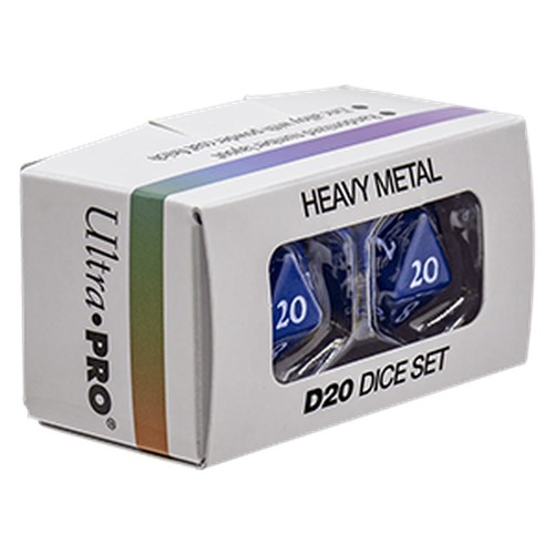 Battle Spirits Saga Ultra Pro Vivid Heavy Metal D20 Dice - Blue (2ct)