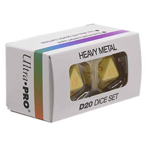 Battle Spirits Saga Ultra Pro Vivid Heavy Metal D20 Dice - Yellow (2ct)