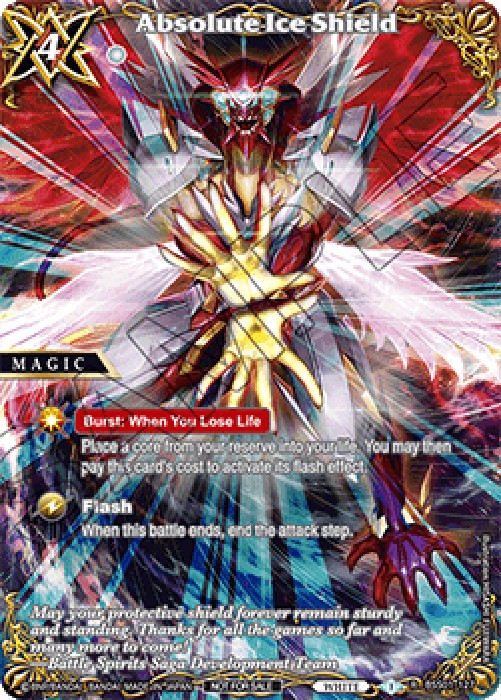 Battle Spirits Saga OP24 Absolute Ice Shield (V.2 - Rare)