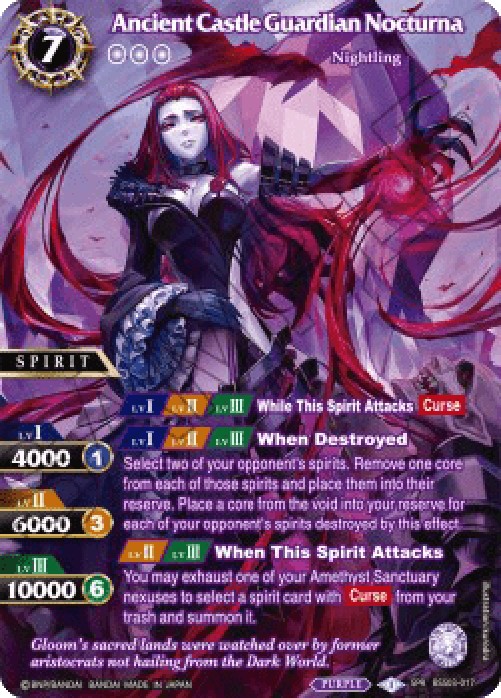Battle Spirits Saga BSS03 Ancient Castle Guardian Nocturna (V.2 - Special R