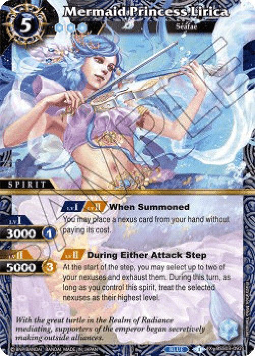 Battle Spirits Saga BSS03 Mermaid Princess Lirica