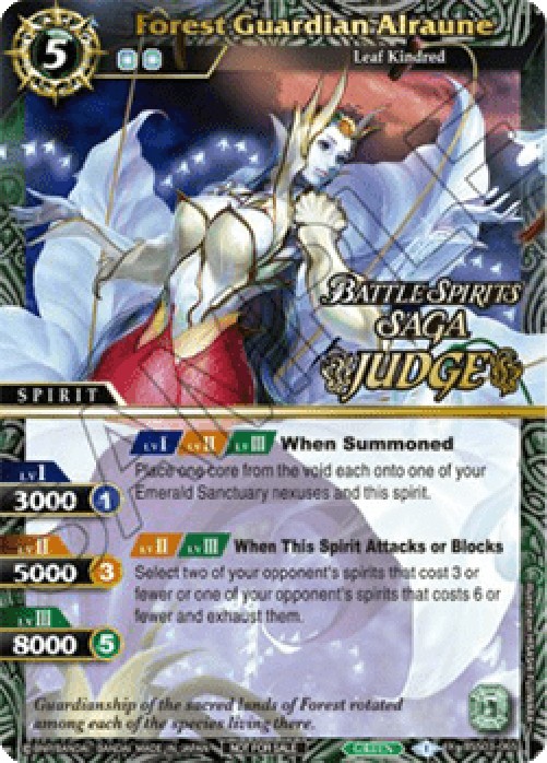 Battle Spirits Saga JP Forest Guardian Alraune