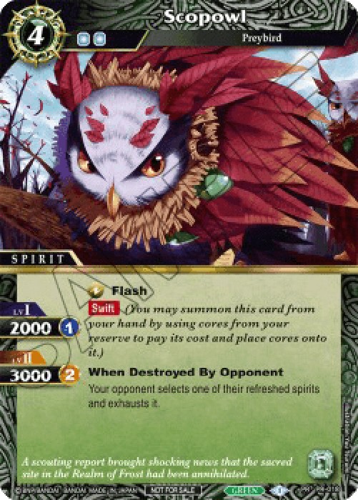 Battle Spirits Saga P Scopowl