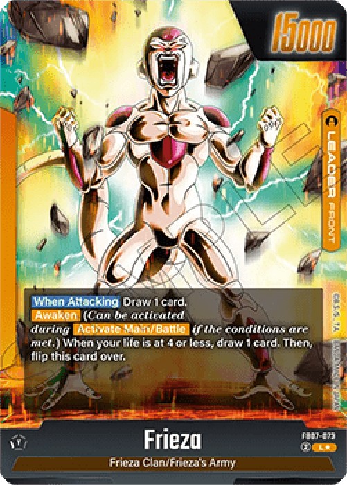Dragon Ball Super FB07 Frieza // Golden Frieza (FB07-073) [Fusion World] (V