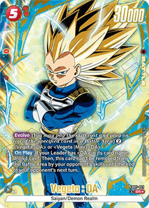 Dragon Ball Super FB07 Vegeta : DA (FB07-021) [Fusion World] (V.2 - Alterna