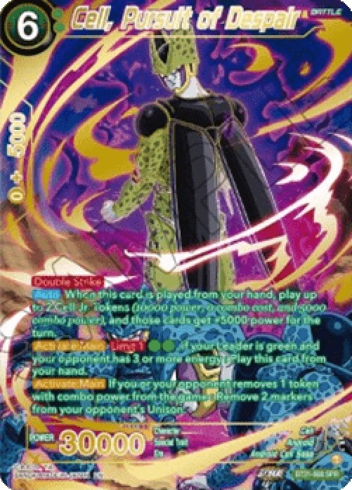 Dragon Ball Super BT21 Cell, Pursuit of Despair (V.2 - Special Rare)