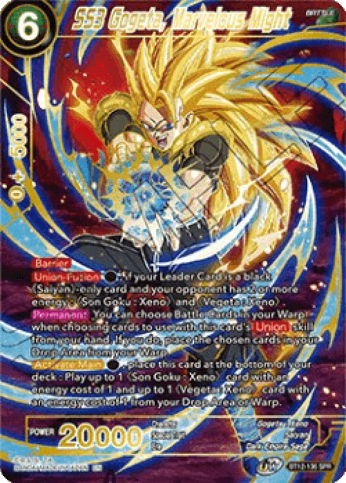 Dragon Ball Super BT12 SS3 Gogeta, Marvelous Might (V.2 - Special Rare)