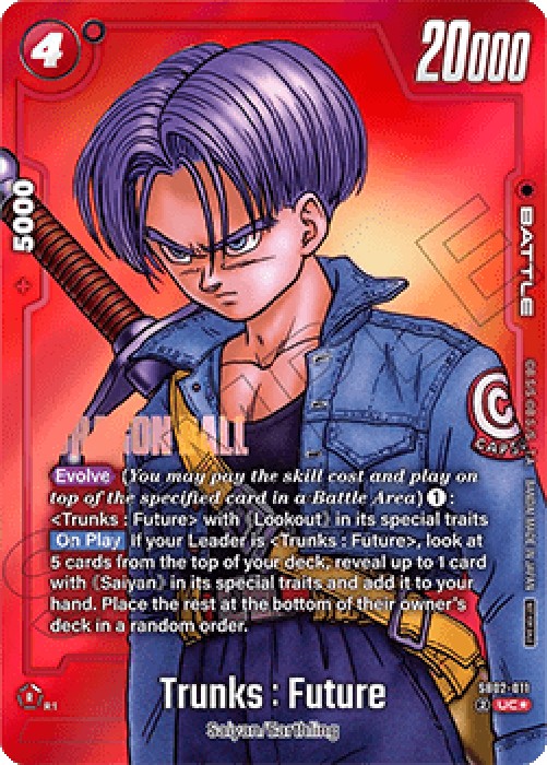 Dragon Ball Super FWUP Trunks : Future (SB02-011) [Fusion World]