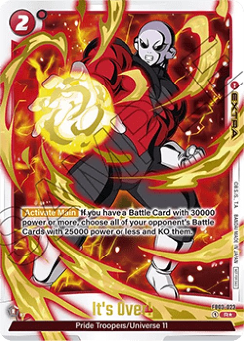 Dragon Ball Super FWUP It's Over! (FB03-023) [Fusion World] (V.2 - Rare)