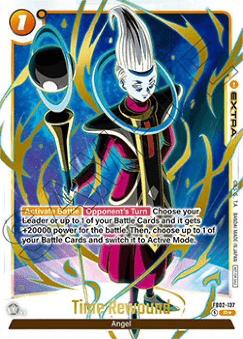Dragon Ball Super FWUP Time Rewound (FB02-137) [Fusion World] (V.2 - Rare)