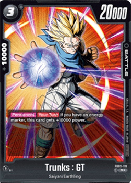 Dragon Ball Super FWUP Trunks : GT (FB03-119) [Fusion World] (V.1 - Rare)