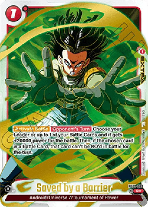 Dragon Ball Super FWUP Saved by a Barrier (FB02-033) [Fusion World] (V.2 - 