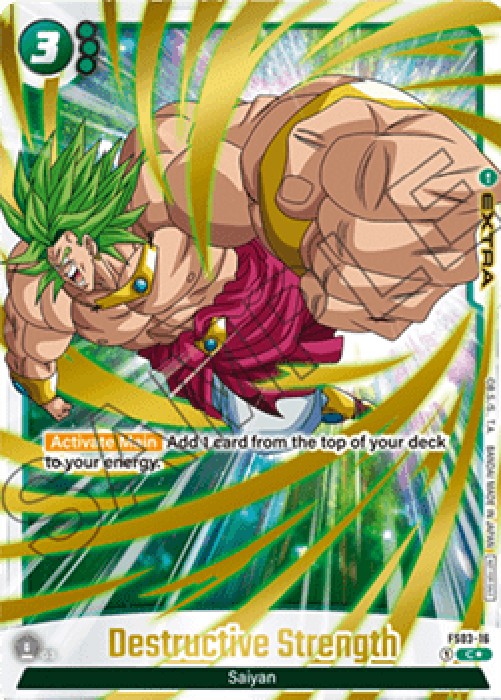Dragon Ball Super FWUP Destructive Strength (FS03-16) [Fusion World] (V.1 -