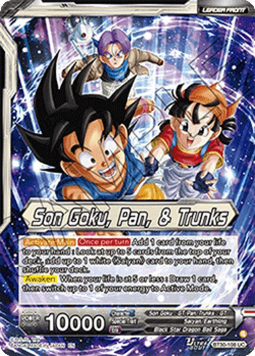Dragon Ball Super BT30 Son Goku, Pan, & Trunks // Son Goku, Pan, & Trunks,