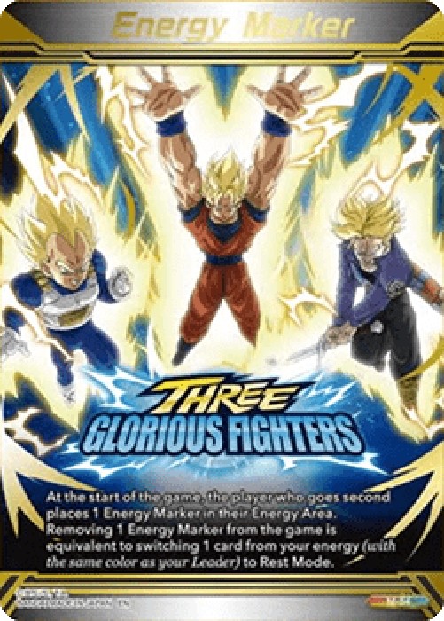Dragon Ball Super BT30 Energy Marker (Three Glorious Fighters) (V.2 - Token