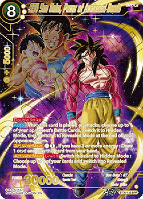 Dragon Ball Super BT30 SS4 Son Goku, Power of Awakened Bonds (V.2 - Special
