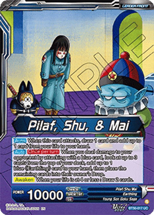 Dragon Ball Super BT30 Pilaf, Shu, & Mai // Pilaf, Shu, & Mai, Entrusted Am