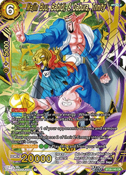Dragon Ball Super BT30 Majin Buu, Babidi, & Dabura, Trinity