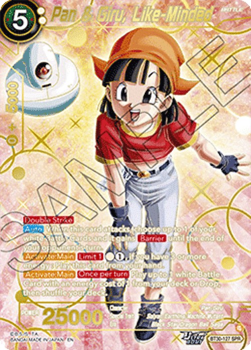Dragon Ball Super BT30 Pan & Giru, Like-Minded (V.2 - Special Rare)