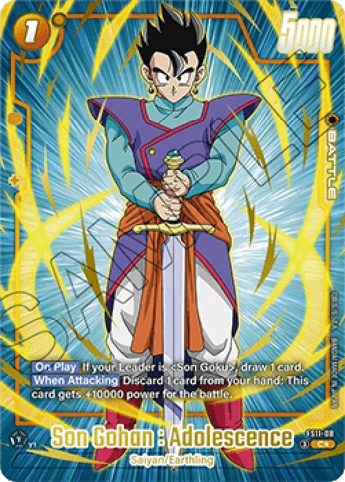 Dragon Ball Super FS11 Son Gohan : Adolescence (FS11-08) [Fusion World] (V.