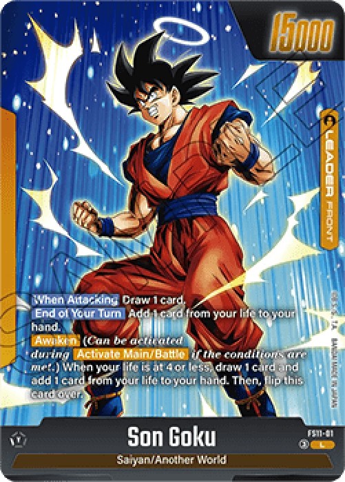Dragon Ball Super FS11 Son Goku // Son Goku (FS11-01) [Fusion World] (V.1 -