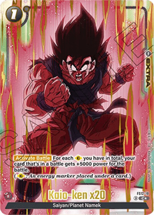 Dragon Ball Super FS12 Kaio-ken x20 (FS12-18) [Fusion World] (V.2 - Alterna
