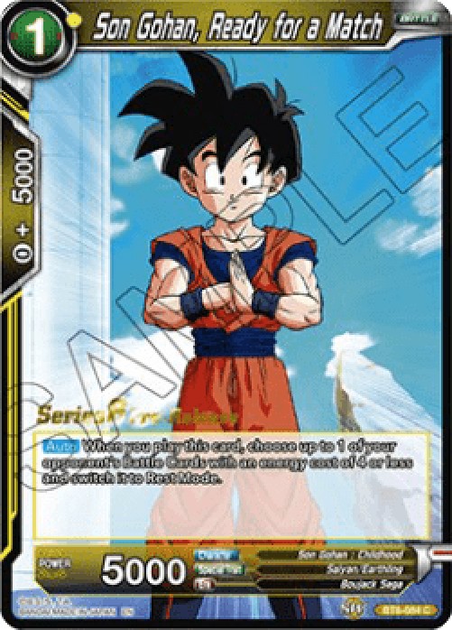 Dragon Ball Super BT6P Son Gohan, Ready for a Match