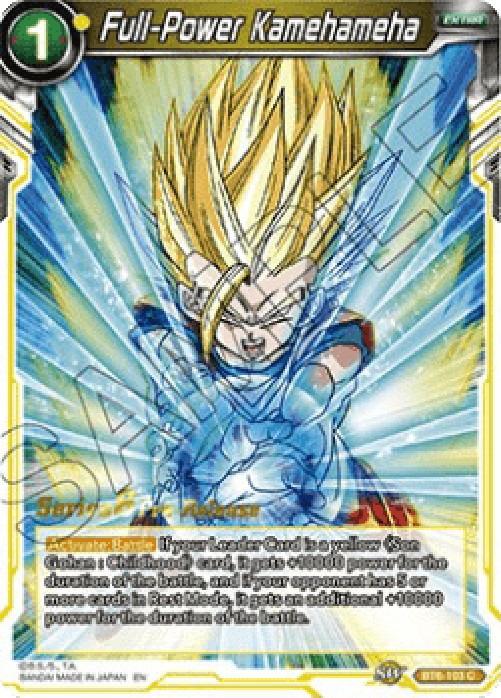 Dragon Ball Super BT6P Full-Power Kamehameha