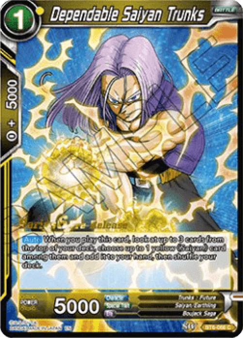 Dragon Ball Super BT6P Dependable Saiyan Trunks