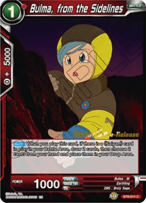 Dragon Ball Super BT6P Bulma, from the Sidelines