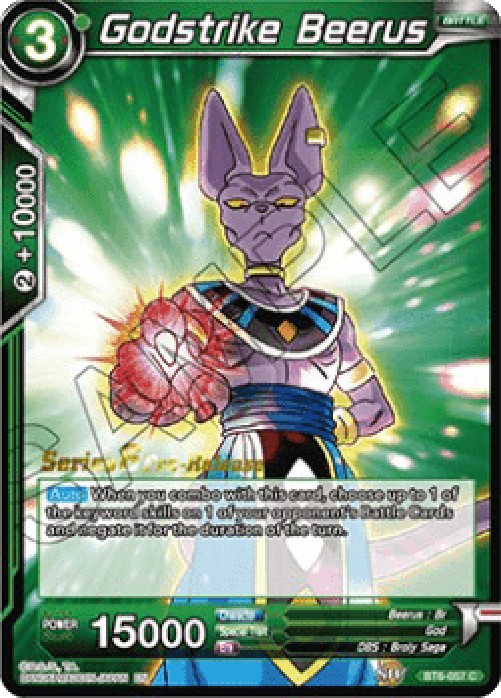 Dragon Ball Super BT6P Godstrike Beerus