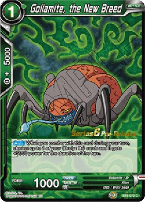 Dragon Ball Super BT6P Goliamite, the New Breed