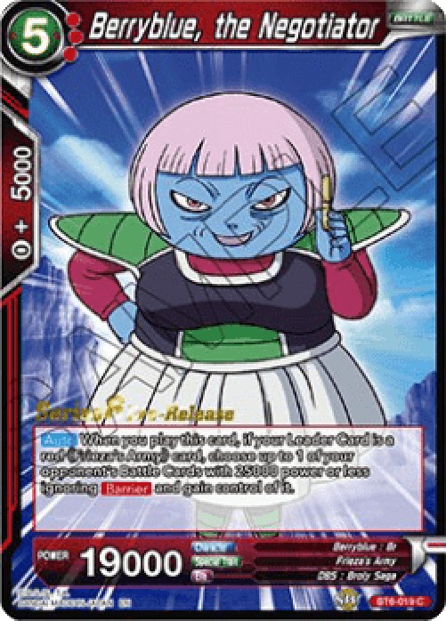 Dragon Ball Super BT6P Berryblue, the Negotiator