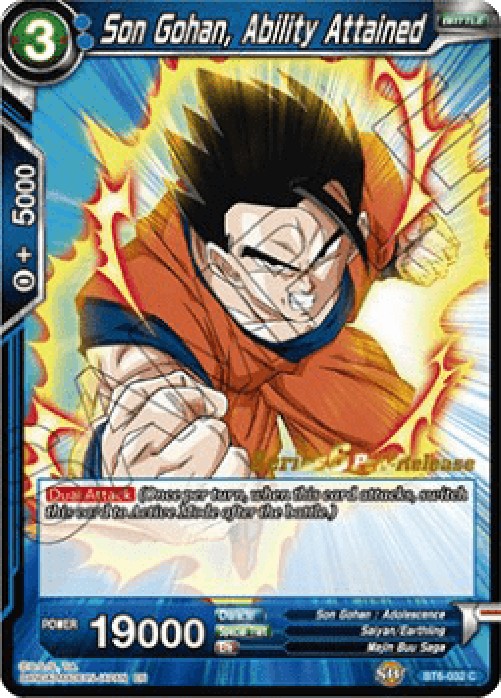 Dragon Ball Super BT6P Son Gohan, Ability Attained