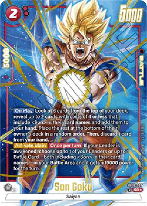 Dragon Ball Super FB08 Son Goku (FB08-007) [Fusion World] (V.2 - Alternate 
