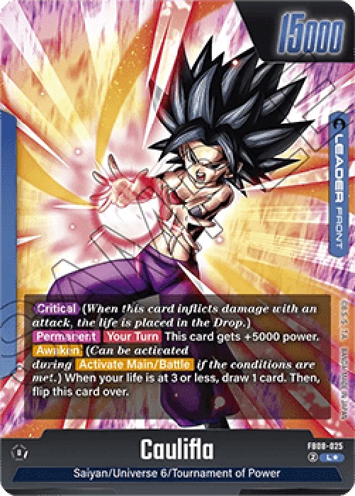 Dragon Ball Super FB08 Caulifla // Caulifla (FB08-025) [Fusion World] (V.2 