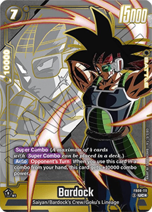 Dragon Ball Super FB08 Bardock (FB08-111) [Fusion World] (V.2 - Alternate A