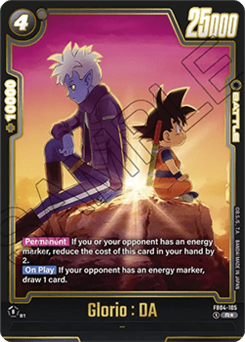 Dragon Ball Super FB08 Glorio : DA (FB04-105) [Fusion World]