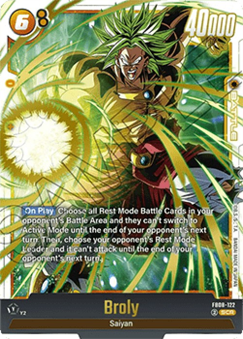 Dragon Ball Super FB08 Broly (FB08-122) [Fusion World] (V.1 - Secret Rare)