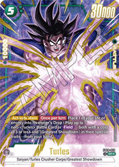 Dragon Ball Super FB08 Turles (FB08-059) [Fusion World] (V.2 - Alternate Ar