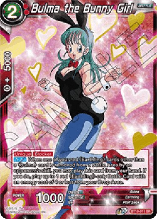 Dragon Ball Super BT10 Bulma the Bunny Girl