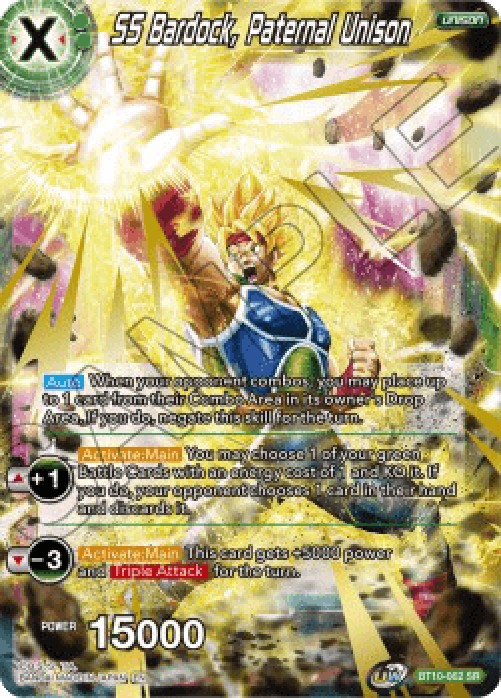 Dragon Ball Super BT10 SS Bardock, Paternal Unison (V.1 - Super Rare)