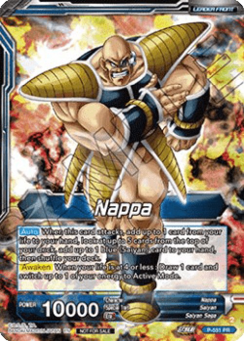 Dragon Ball Super P Nappa // Vegeta & Nappa, Saiyan Invasion (V.2 - Promo)