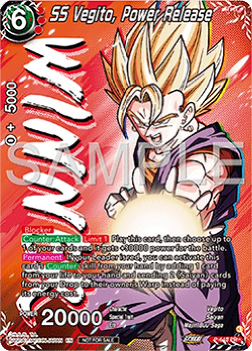 Dragon Ball Super P SS Vegito, Power Release (V.2 - Promo)