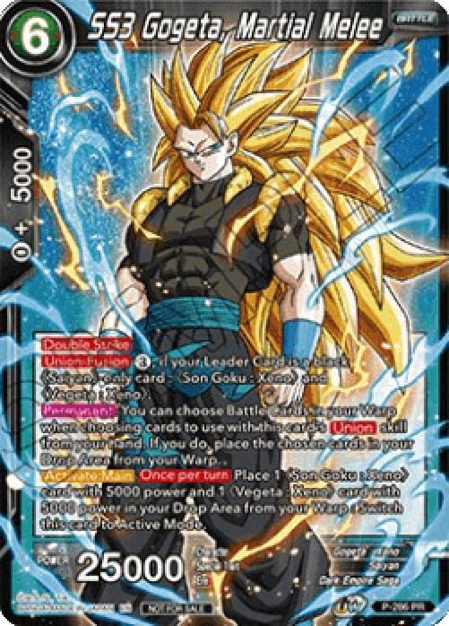 Dragon Ball Super P SS3 Gogeta, Martial Melee (V.1 - Promo)