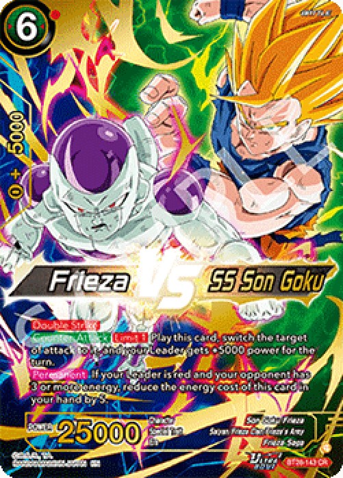 Dragon Ball Super BT28 Frieza VS SS Son Goku